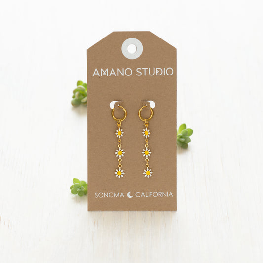 Daisy Chain Drop Earrings