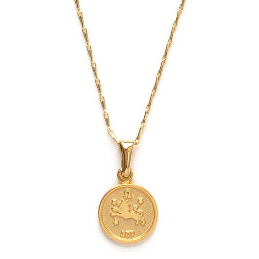 Tiny Zodiac Medallion | Leo
