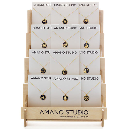 Black Enamel Zodiac | Gemini