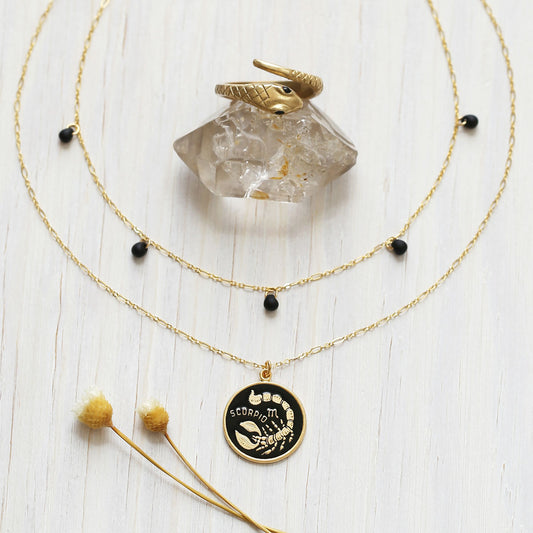 Black Enamel Zodiac | Taurus