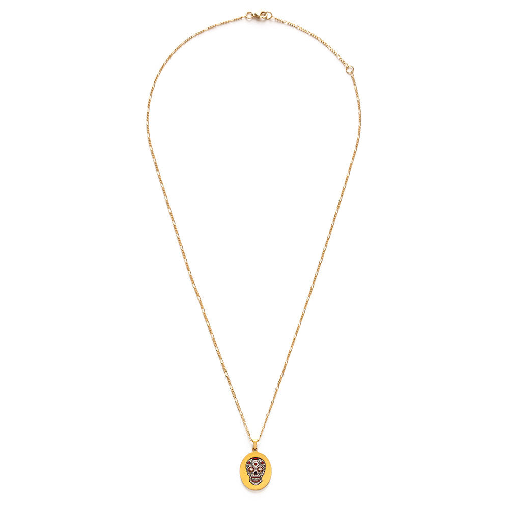 Mexican Sugar Skull Necklace
