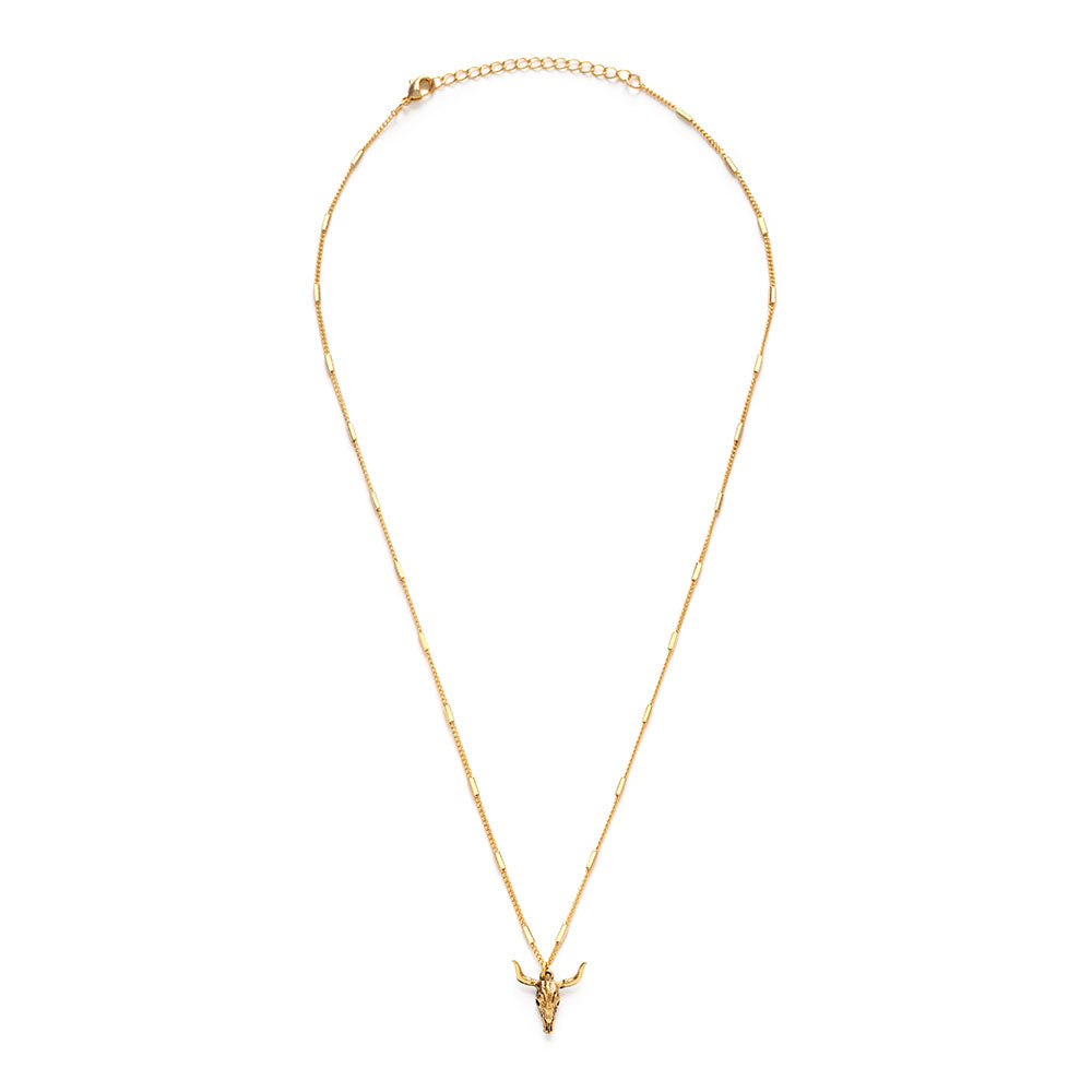 Longhorn Skull Necklace