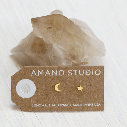 Night Sky Stud Earrings