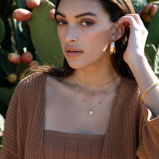 Five Graces Necklace | Turquoise