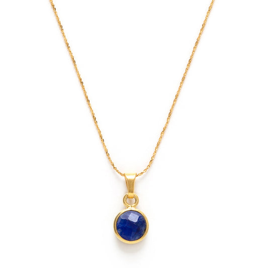 September Birthstone Necklace | Sapphire