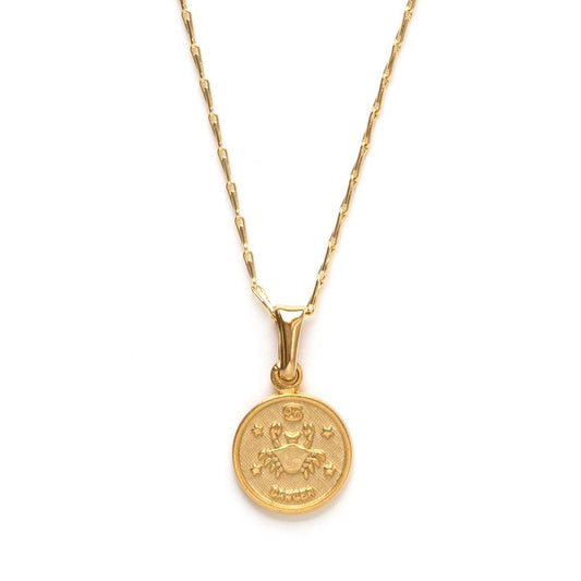 Tiny Zodiac Medallion | Cancer