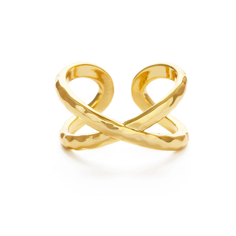 Hammered Cuff Ring