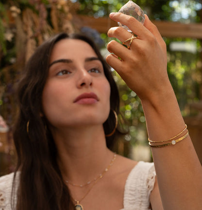 Hammered Cuff Ring