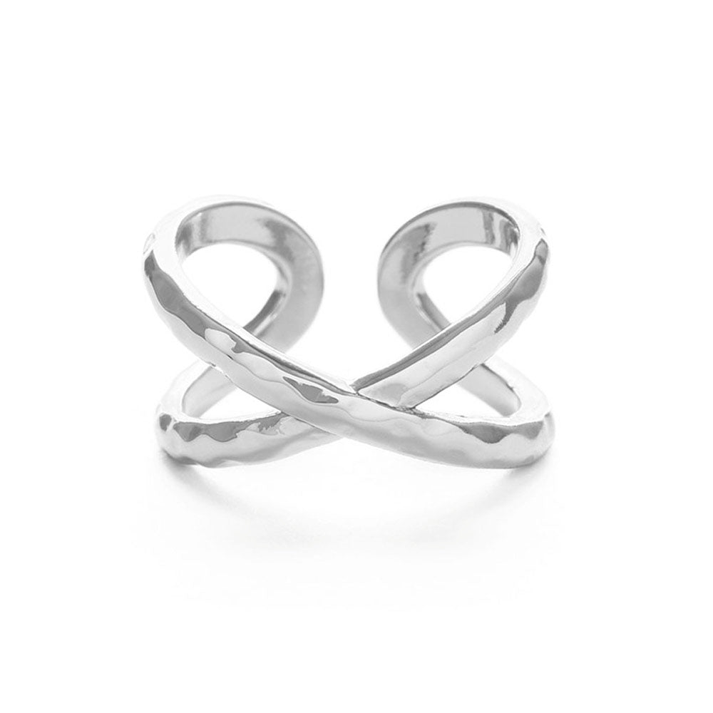 Hammered Cuff Ring
