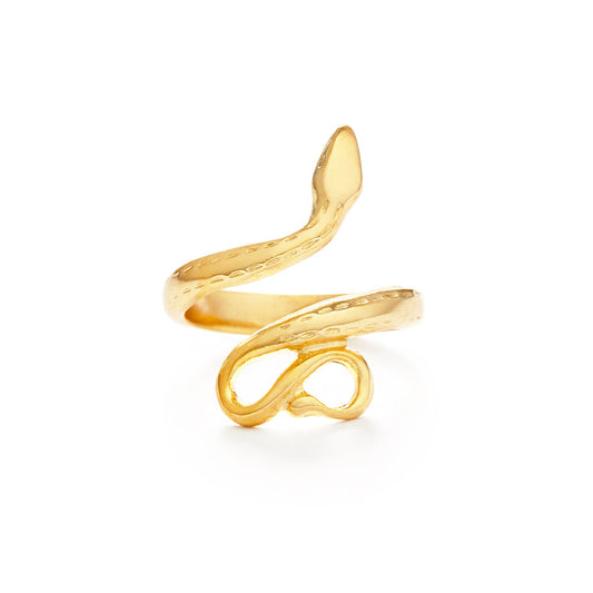 Golden Serpent Ring