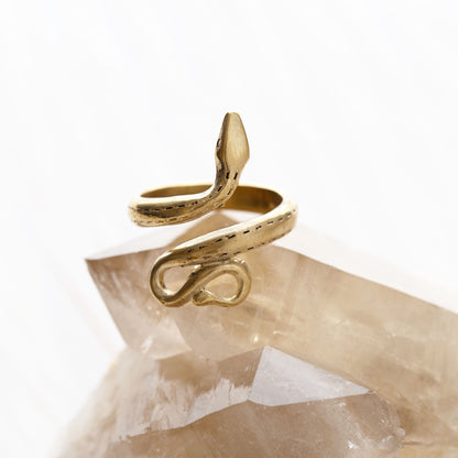 Golden Serpent Ring