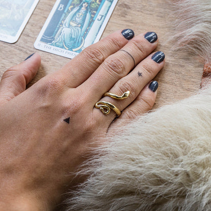 Golden Serpent Ring