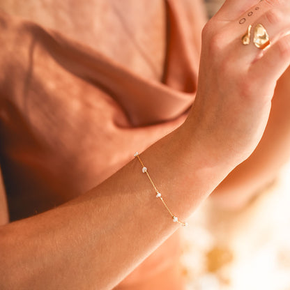 Freshwater Pearl Chain Bracelet