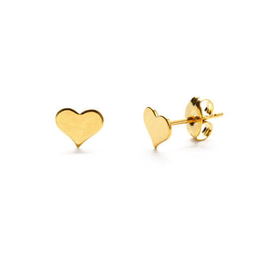 Heart Stud Earrings