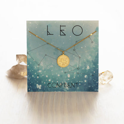 Zodiac Medallion Necklaces