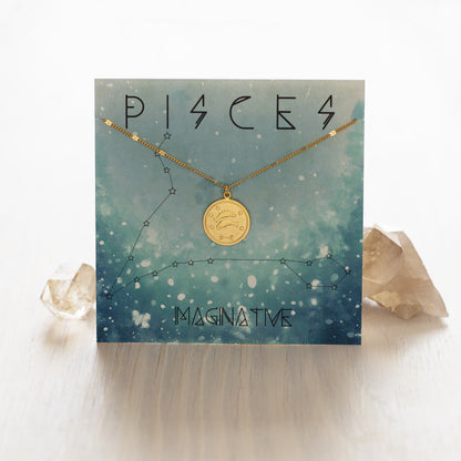 Zodiac Medallion Necklace