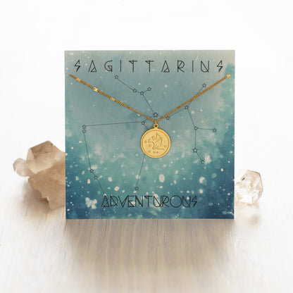 Zodiac Medallion Necklace