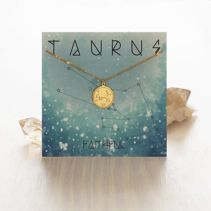 Zodiac Medallion Necklace