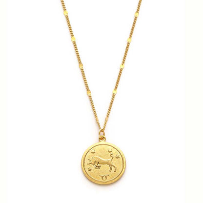 Zodiac Medallion Necklaces