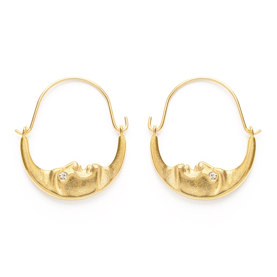 La Lune Hoop Earrings