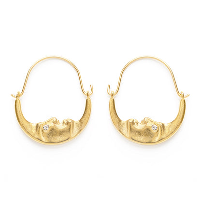 La Lune Hoop Earrings