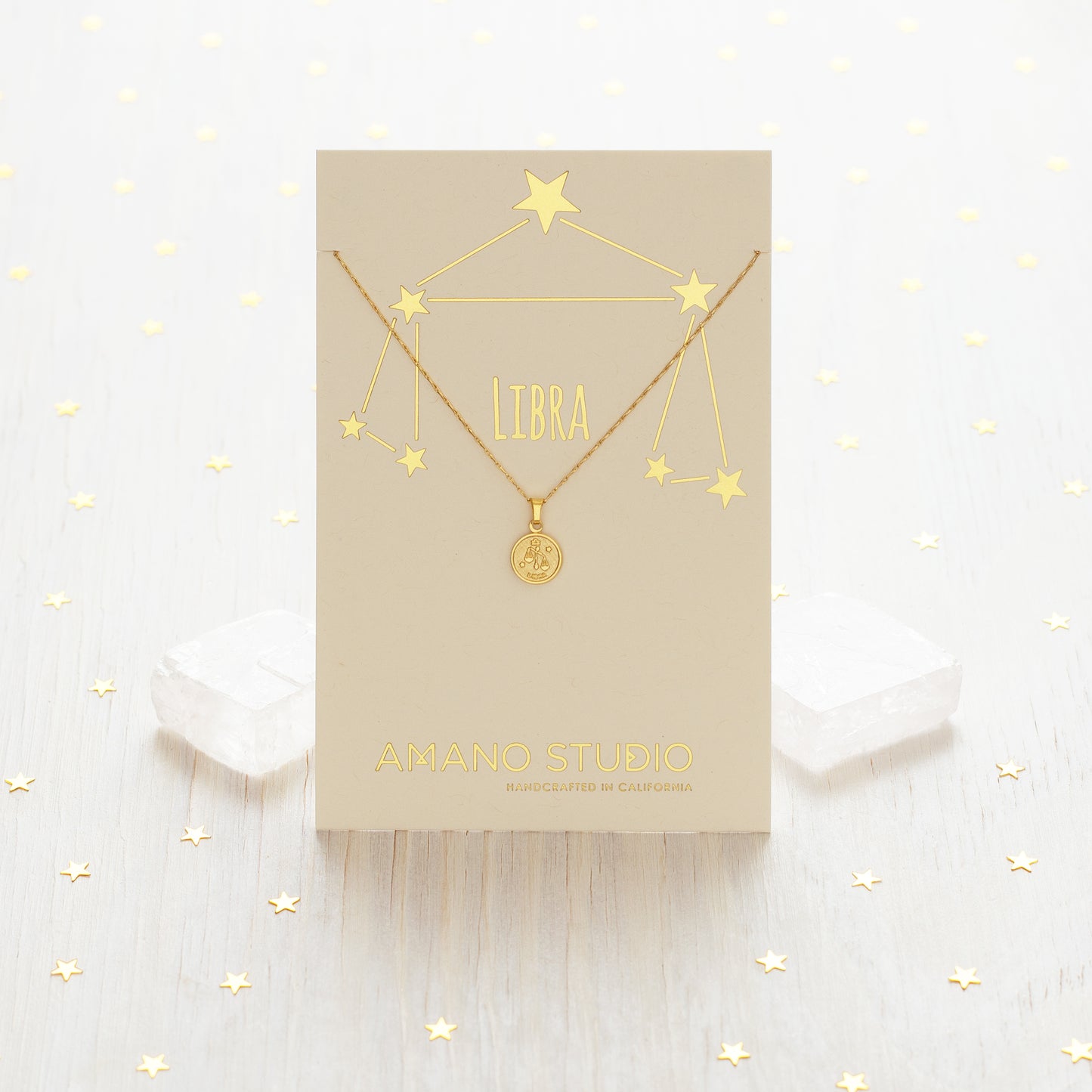 Tiny Zodiac Medallion Necklace