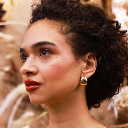 Hammered Vintage Hoops