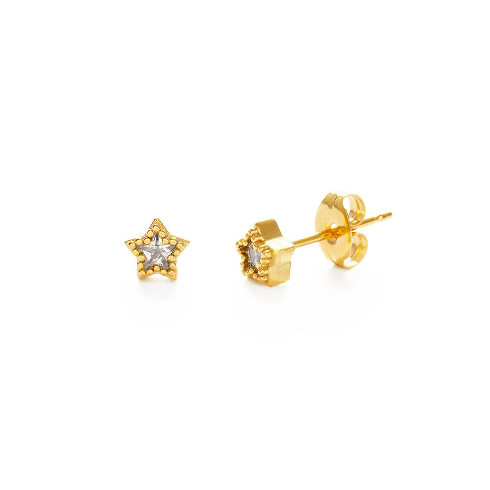 Shinning Star Stud Earrings