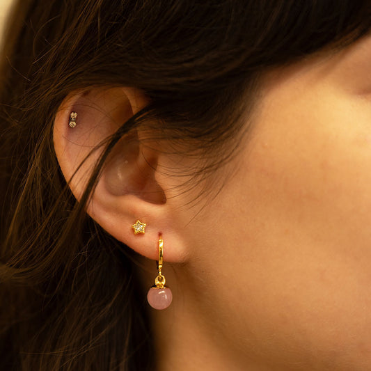 Shinning Star Stud Earrings