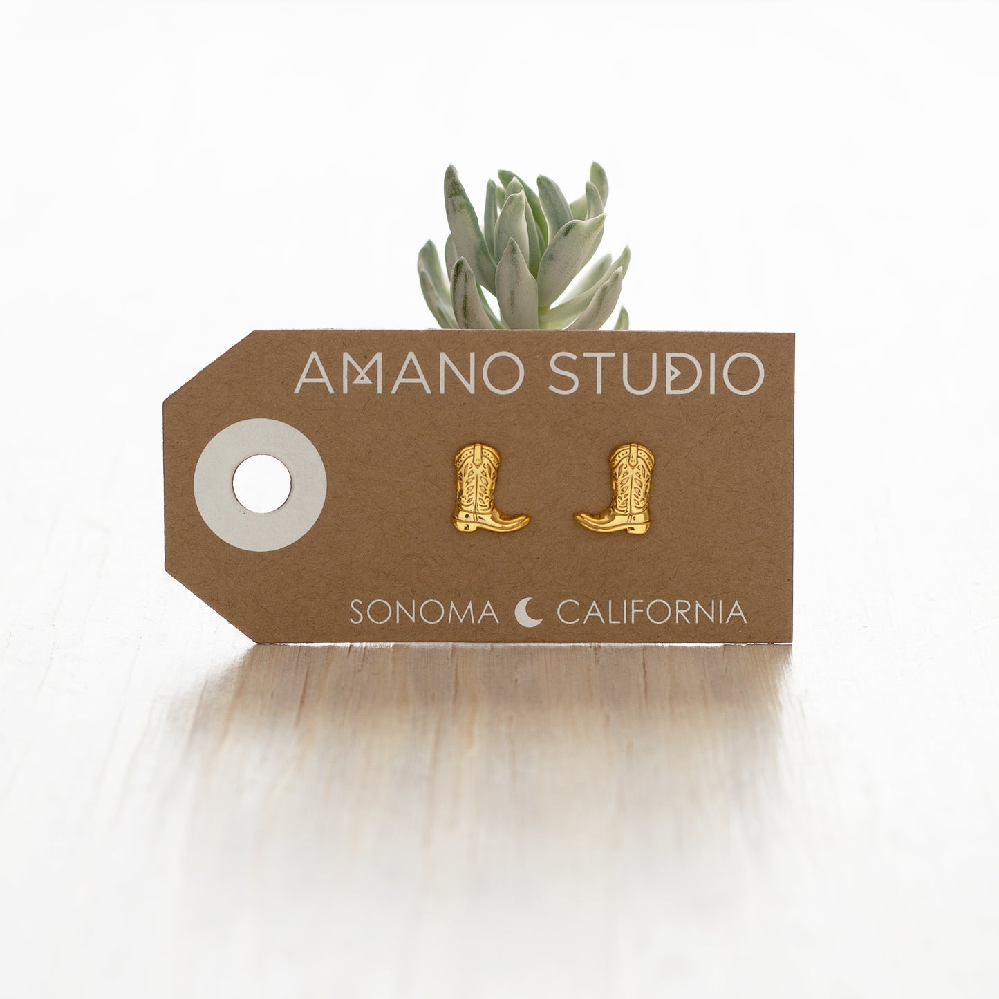 Cowboyboot Stud Earrings