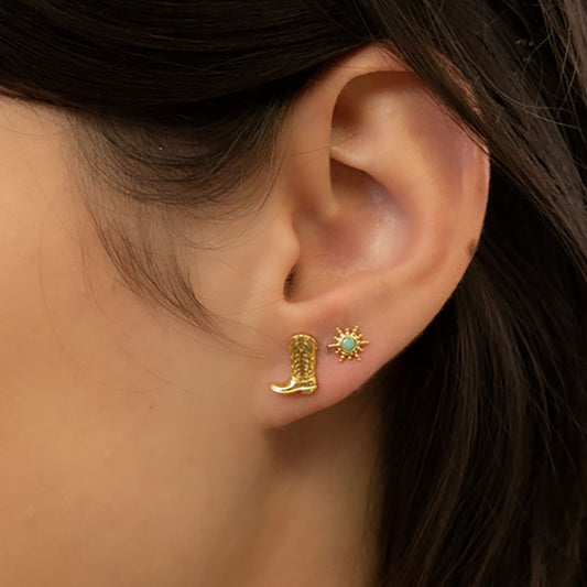 Cowboyboot Stud Earrings