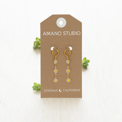 Daisy Chain Drop Earrings