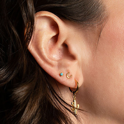 Horseshoe Stud Earrings