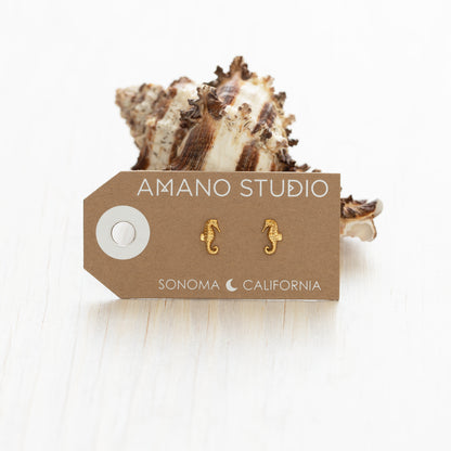 Seahorse Stud Earrings
