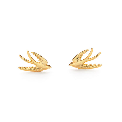 Swallow Stud Earrings