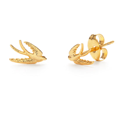 Swallow Stud Earrings