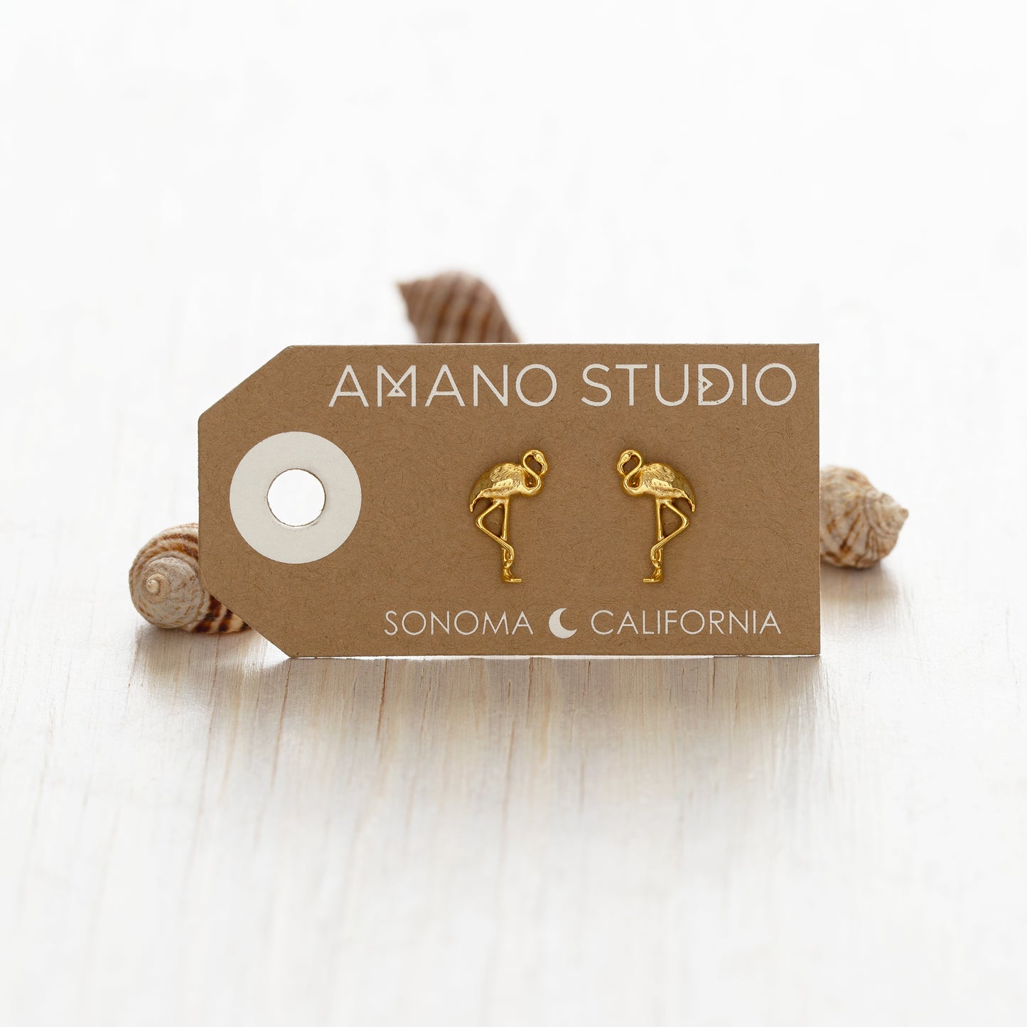 Flamingo Stud Earrings