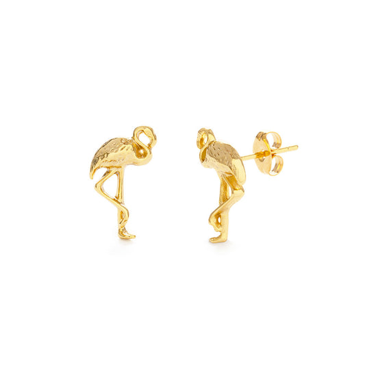 Flamingo Stud Earrings