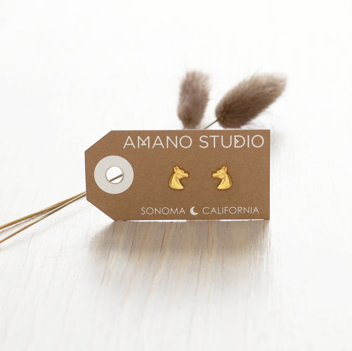Horse Stud Earrings