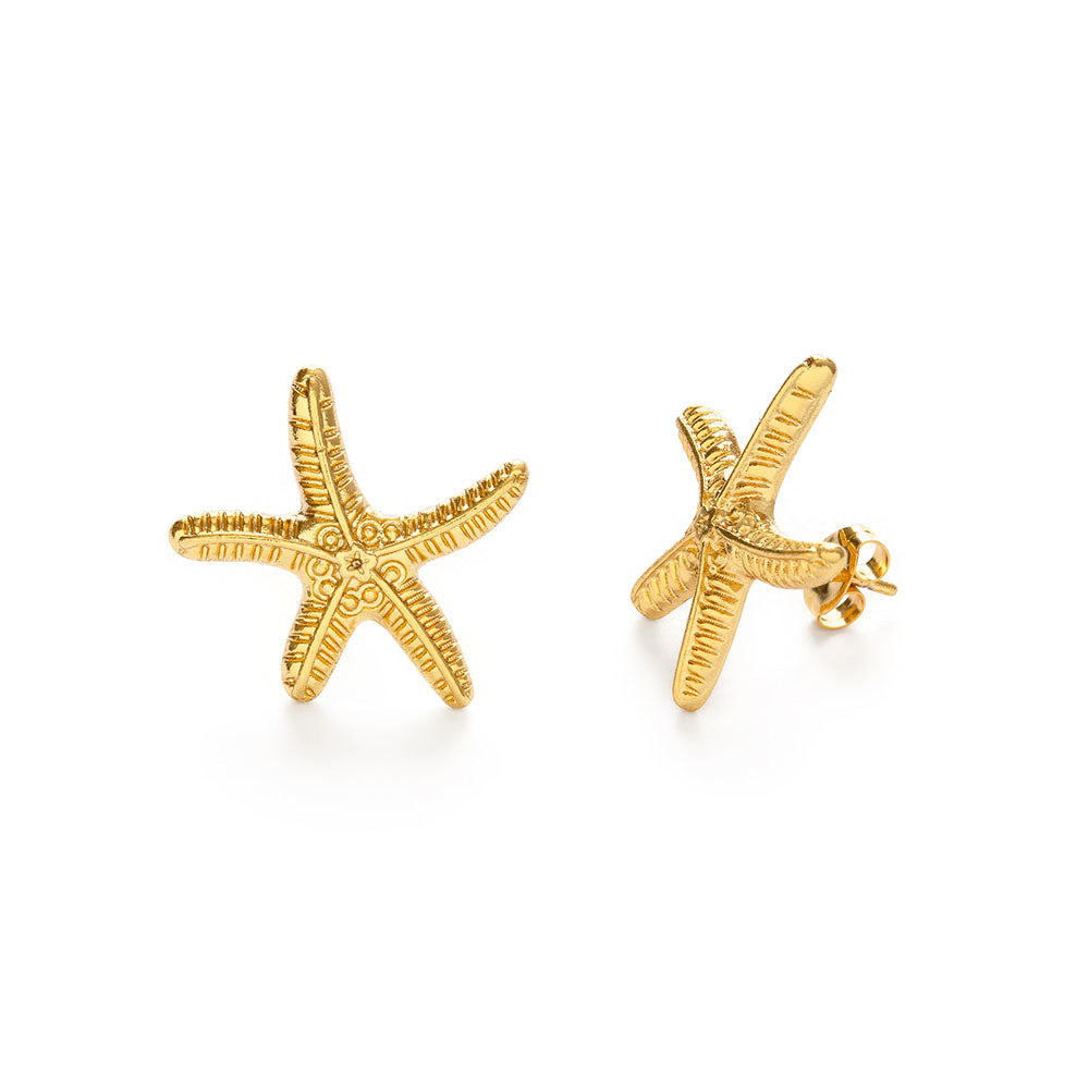 Large Starfish Stud Earrings