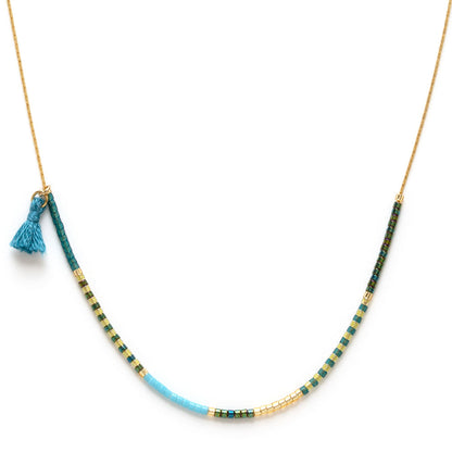 Miyuki Seed Bead Necklace | Sea Shore