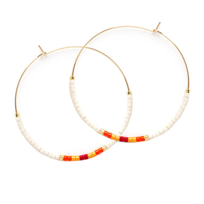 Miyuki Japanese Seed Bead Hoops | El Sol