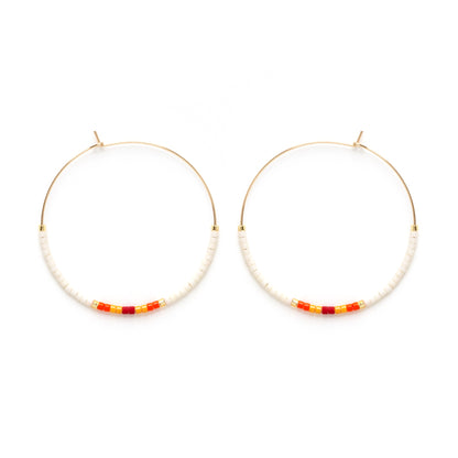 Miyuki Japanese Seed Bead Hoops | El Sol