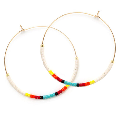 Miyuki Seed Bead Hoops | New Mexico