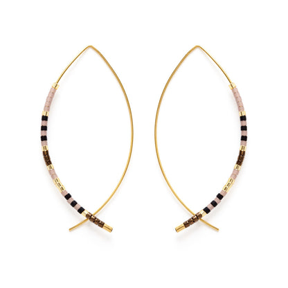 Japanese Marquise Threaders | Chocolate