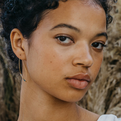 Japanese Marquise Threaders | Chocolate