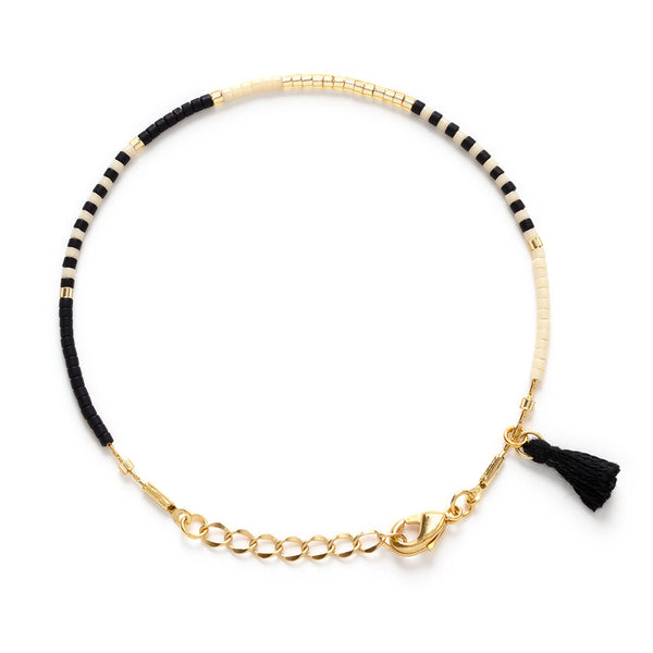 NativeBeadCo. Miyuki Beaded Bracelet outlet w 24k gold-plated beads