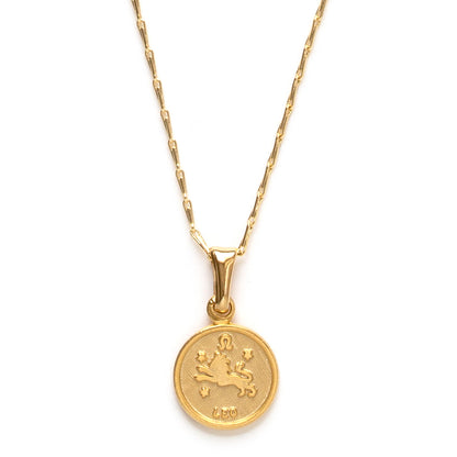 Tiny Zodiac Medallion | Leo