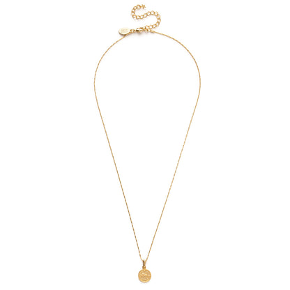 Tiny Zodiac Medallion | Taurus