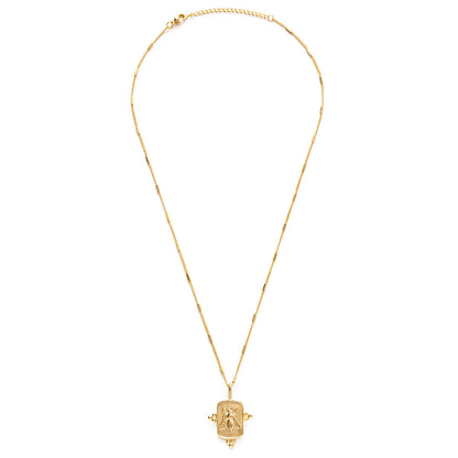 Queen Bee Medallion Necklace